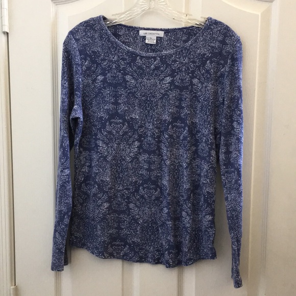 Ladies’ Liz Claiborne Textured Top (L) - Picture 1 of 7